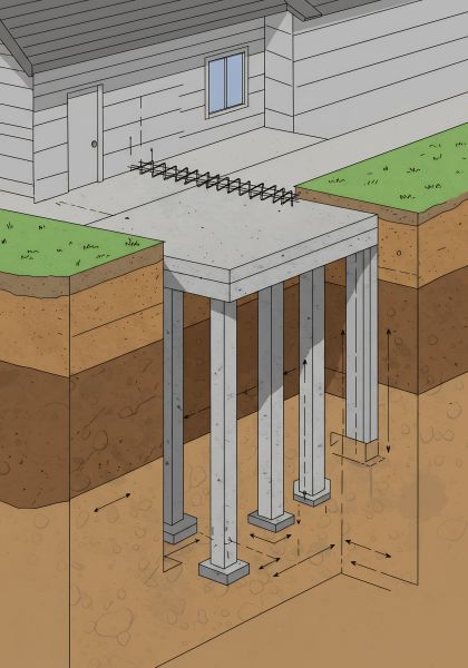 Underpinning a HomeâHow We Strengthened a Lander, Wyoming Foundation Underpinning a HomeâHow We Strengthened a Lander, Wyoming Foundation