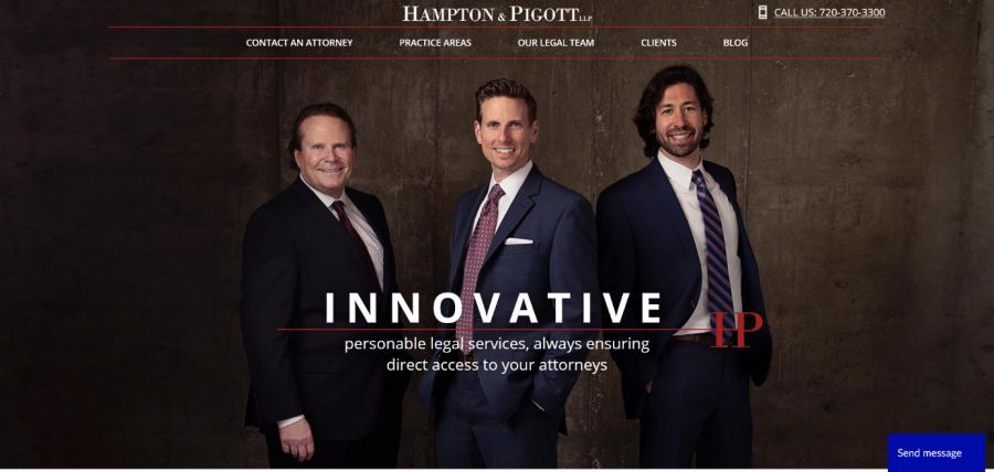 Site of the Month: Hampton & Pigott Site of the Month: Hampton & Pigott