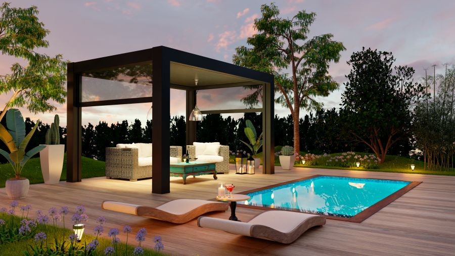 Patriotic Pergola Power