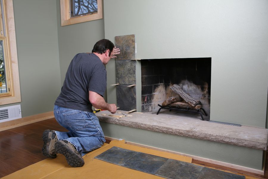 The Unexpected Benefits of a Tiled Fireplace with Grout Medic Houston