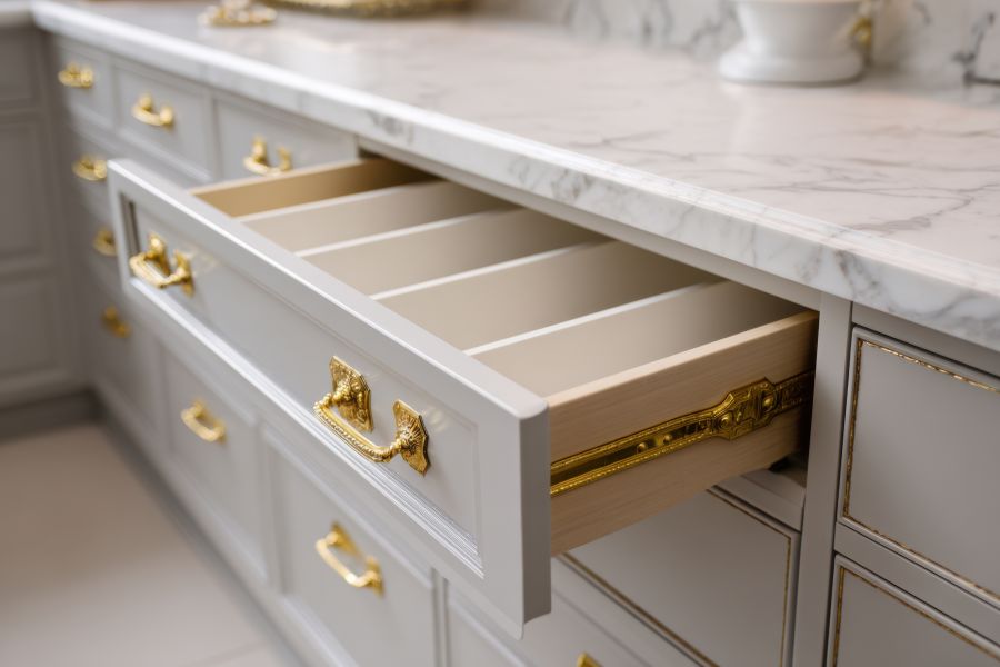 The Enchanted Benefits of Warm-Toned Metal Hardware