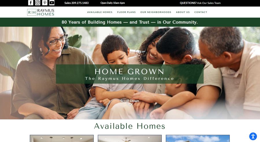 Site in the Spotlight- Lightning-Fast Sales for Raymus Homes