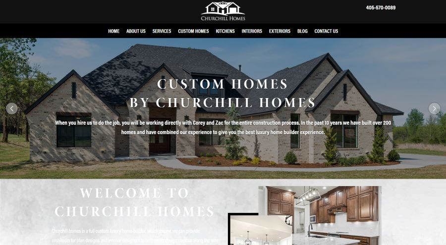 Site in the Spotlight- Crafting Tailored Luxury and Dominating Search with Churchill Homes