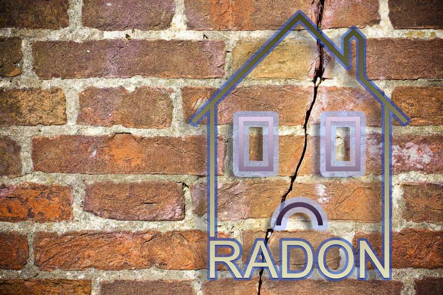 Radon Gas Pollution in a Home