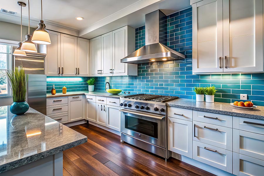 Transform Your Kitchen on a Budget: Painting Cabinets & Adding a Tile Backsplash