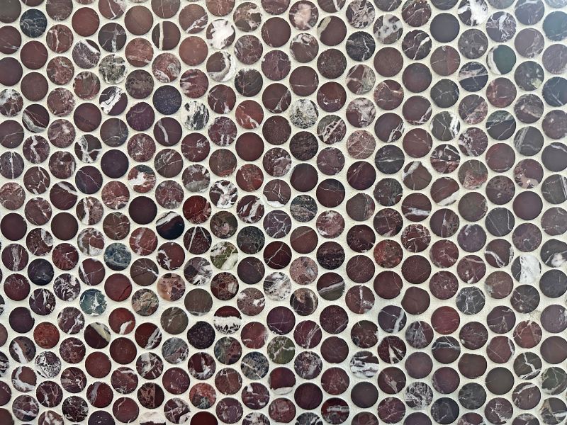 Marvelous Marble Penny Tile